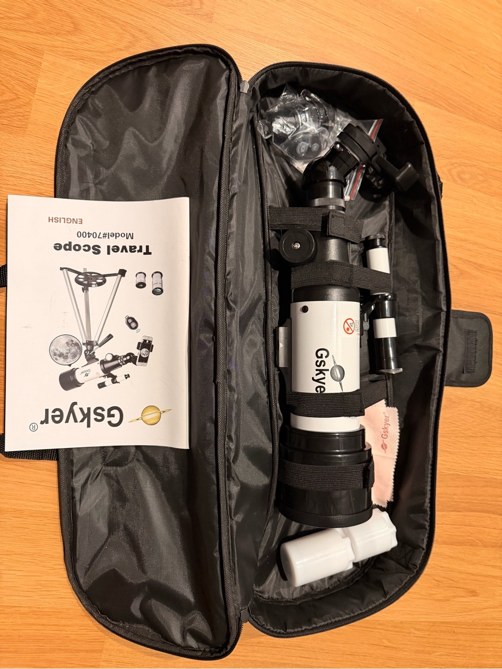 Gskyer Travel Telescope Kit with Black Case